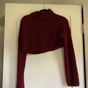 Maroon Turtleneck
